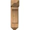 Ekena Millwork Legacy Arts and Crafts Smooth Bracket w/ Offset Brace, Western Red Cedar, 7 1/2"W x 20"D x 28"H BKT0806X20X28LEC03SWR - alternate 4